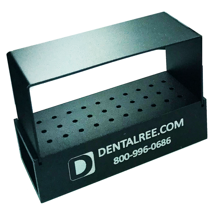 30 HP Holes Bur Block for HP Burs BLACK BK-700-BK