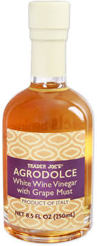 AGRODOLCE WHITE WINE VINEGAR 8.5 FL OZ #ROCK VALUE-ORDER BY TUESDAY EVENING OCT 27 ARRIVING NOV 04 FOR DELIVERY#