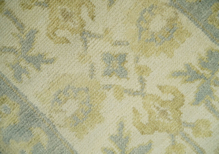 Antique Persian 2x3 Beige and Gray Hand Knotted Entryway Wool Area Rug | TRDWN123 - The Rug Decor