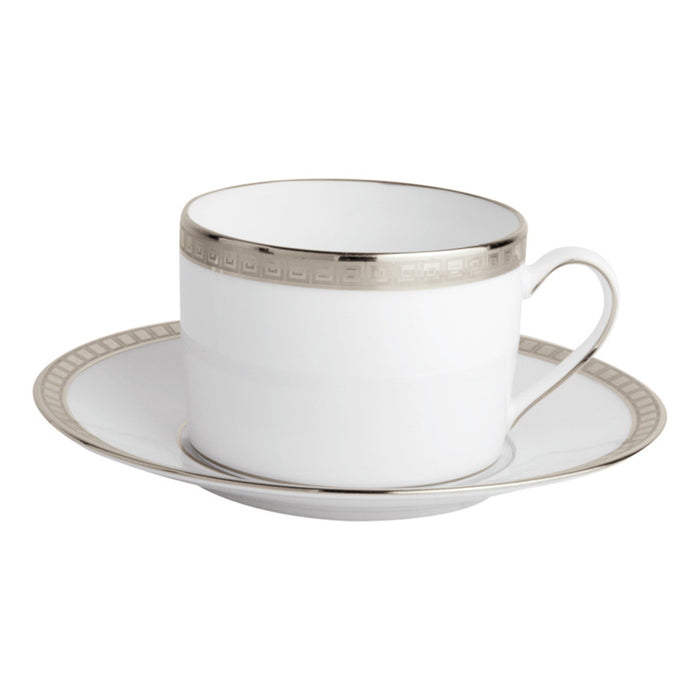 Athena Platinum Tea Cup & Saucer