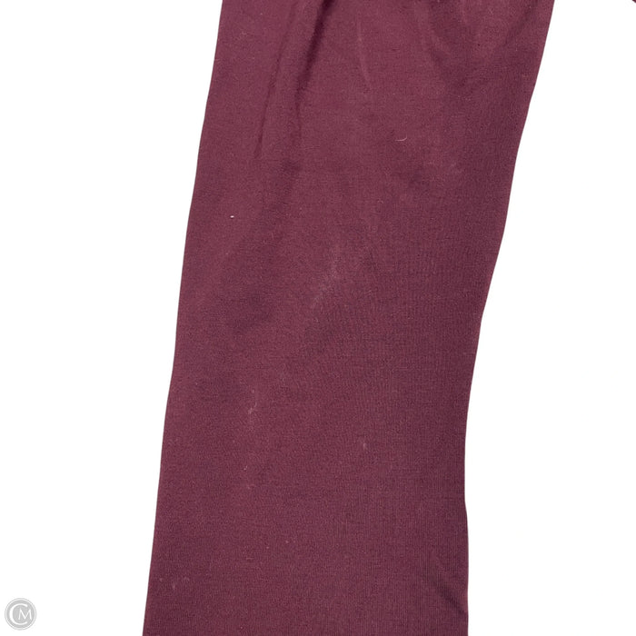 Athletic Leggings By Allbirds In Maroon, Size: S