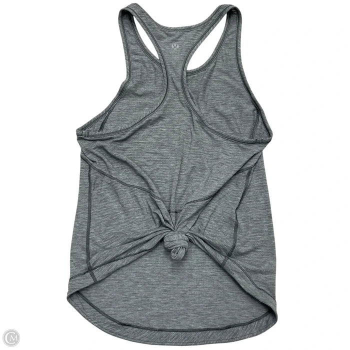 Athletic Tank Top By Lululemon In Grey, Size: S
