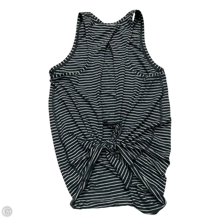 Athletic Tank Top By Lululemon In Grey & White, Size: S