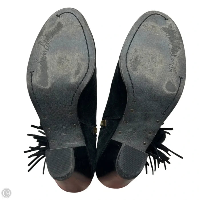 Boots Ankle Heels By Sam Edelman In Black, Size: 8