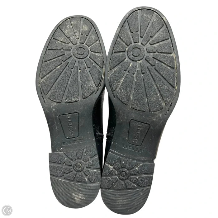 Boots Leather By Born In Black, Size: 6.5