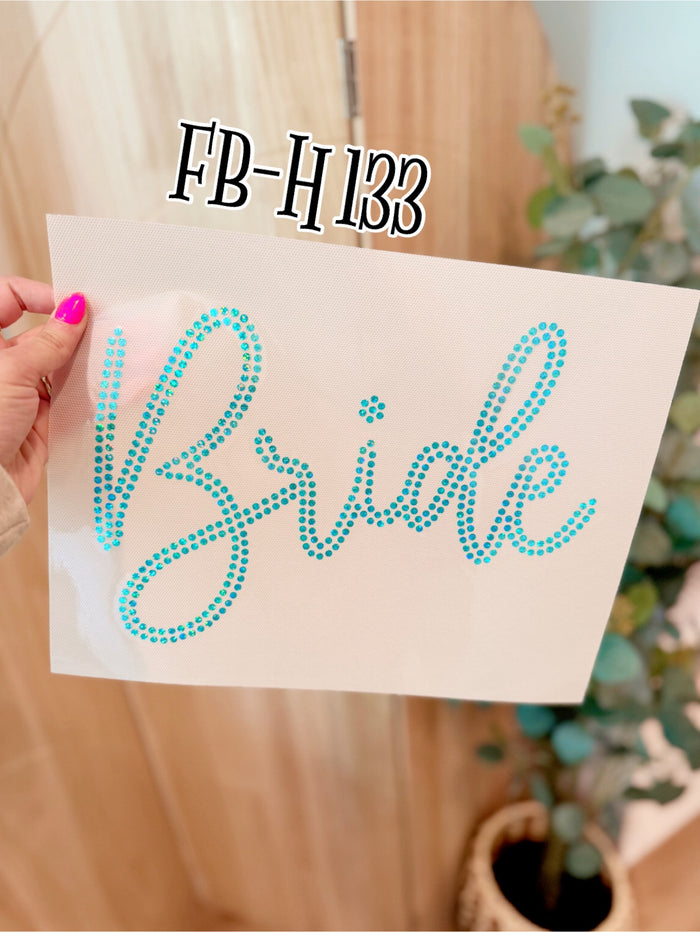 Bride SPANGLE TRANSFER