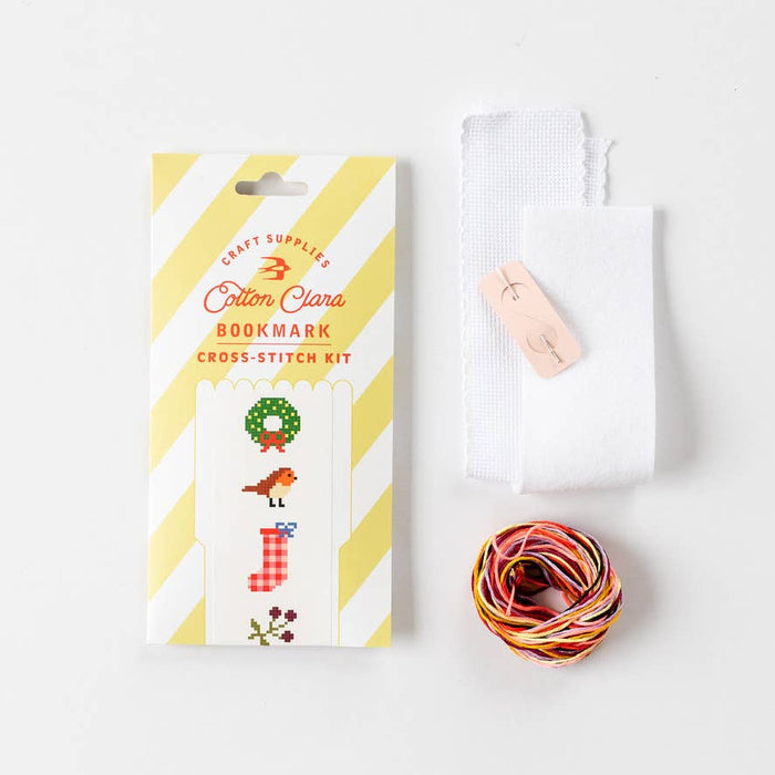Christmas Counted Cross Stitch Bookmark Kit-Stitched Modern