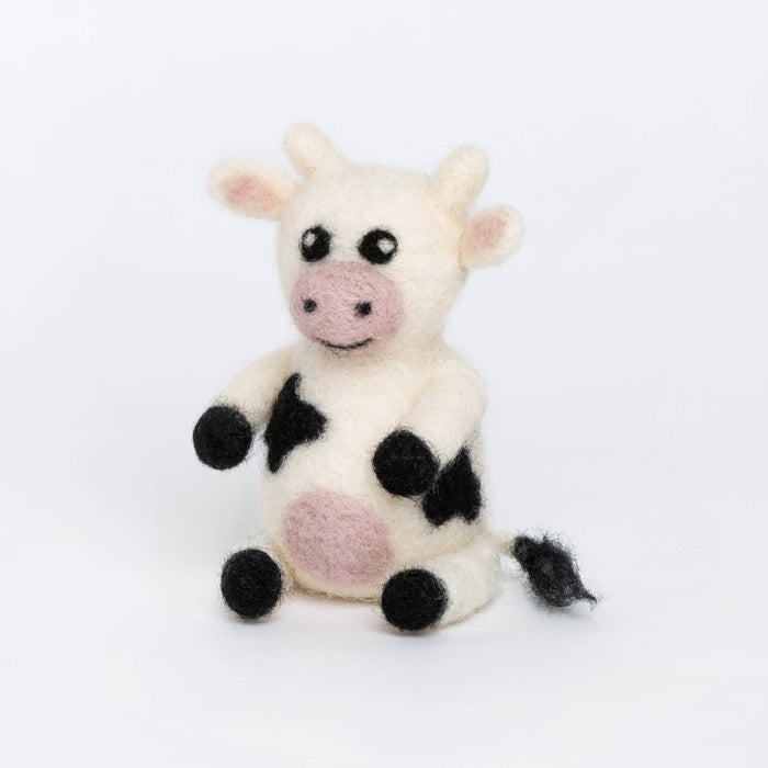 Cow Mini Needle Felting Kit-Stitched Modern