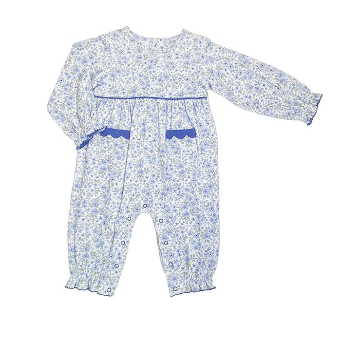 Ditsy Flower Girls Romper