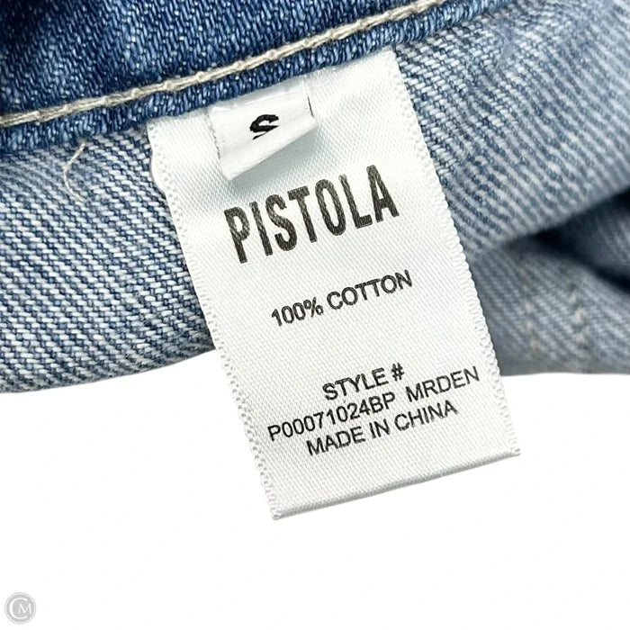 Dress Casual Short By Pistola In Blue Denim, Size: S