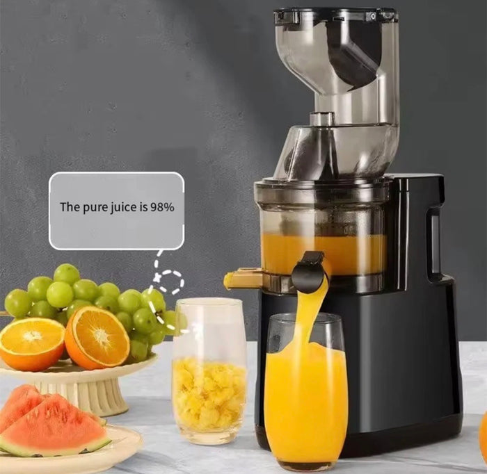 Electric Juicer Machine Juice Fruit Squeezer Slow Masticating Brush Pulp Cup