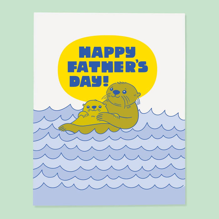 Father's Day Otters Card