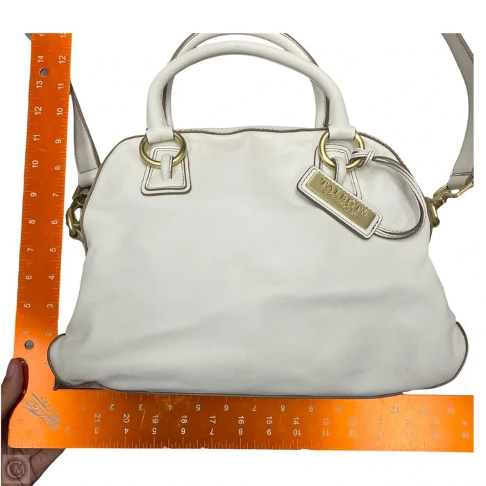 Handbag Leather By Talbots, Size: Medium