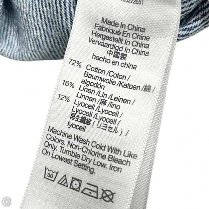 Jacket Denim By Madewell In Blue, Size: Xs