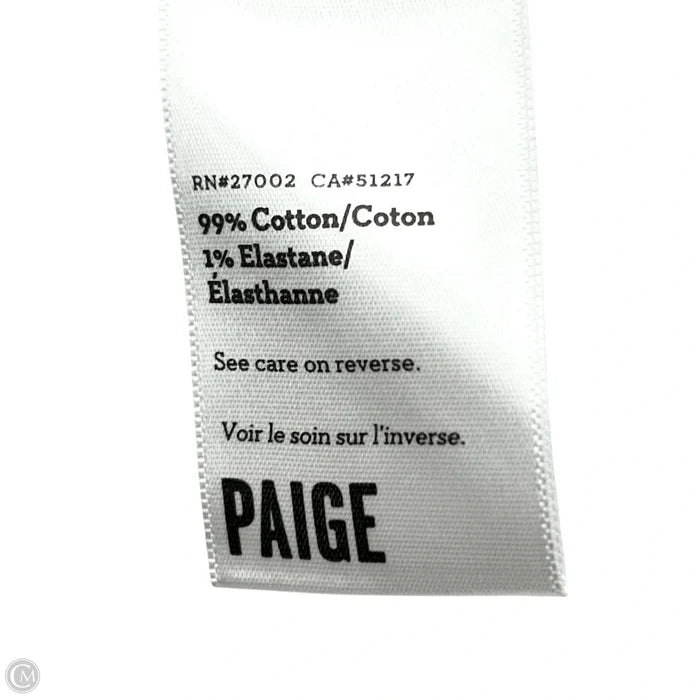 Jacket Denim By Paige In Blue Denim, Size: S