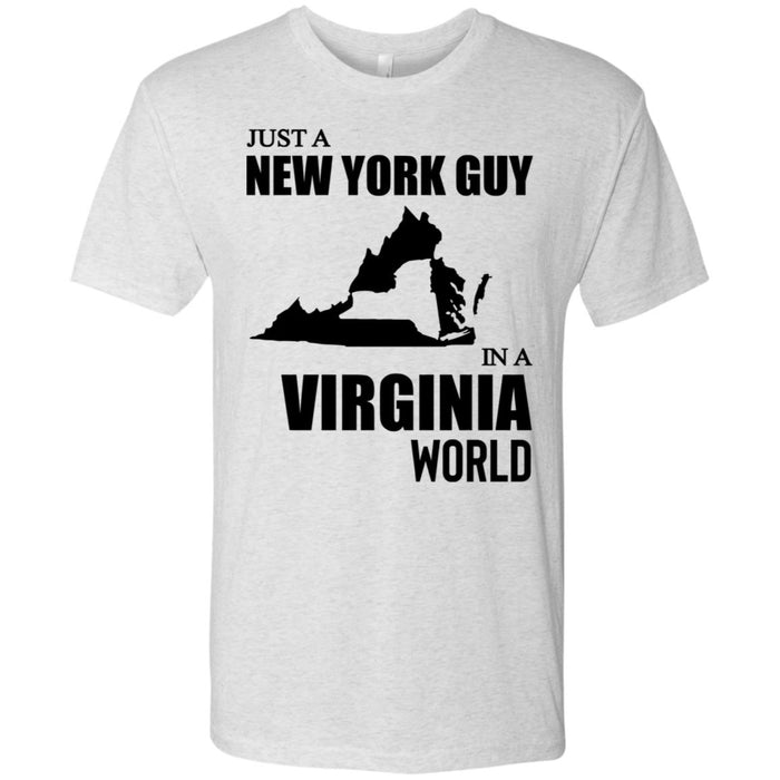 NL6010 Next Level Men's Triblend T-Shirt / Heather White / S
