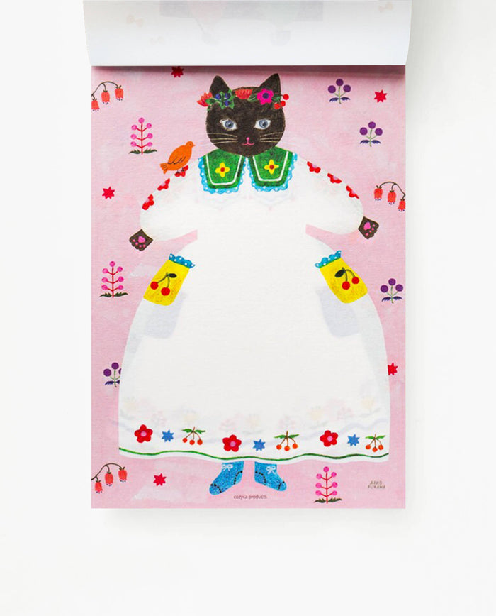 Large Writing Pad - Cat and Onepiece
