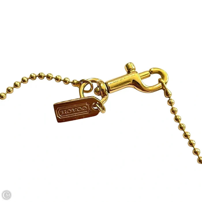 Necklace Set Designer By Coach, Size: 02 Piece Set