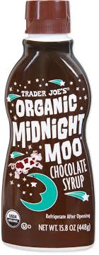 ORGANIC MIDNIGHT MOO CHOCOLATE SYRUP 15.8 OZ #ROCK VALUE-ORDER BY TUESDAY EVENING OCT 27 ARRIVING NOV 04 FOR DELIVERY#