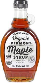 ORGANIC VERMONT MAPLE SYRUP 8 OZ #ROCK VALUE-ORDER BY TUESDAY EVENING OCT 27 ARRIVING NOV 04 FOR DELIVERY#