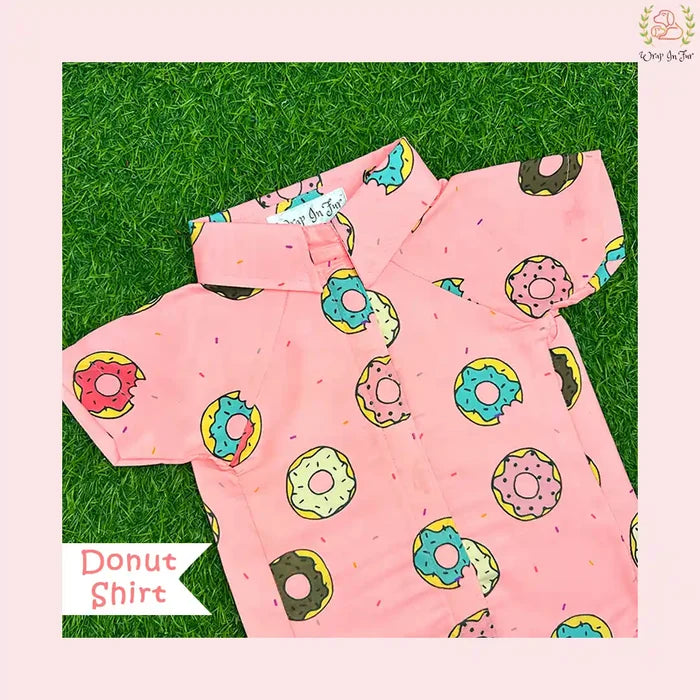 Personalise Donut Dog Shirt