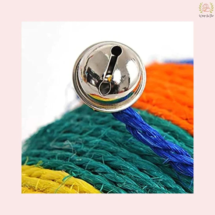 Rainbow Sisal Mouse Cat Toy