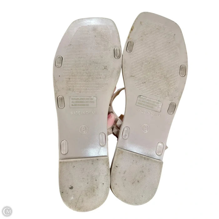 Sandals Flats By Steve Madden In Beige, Size: 8