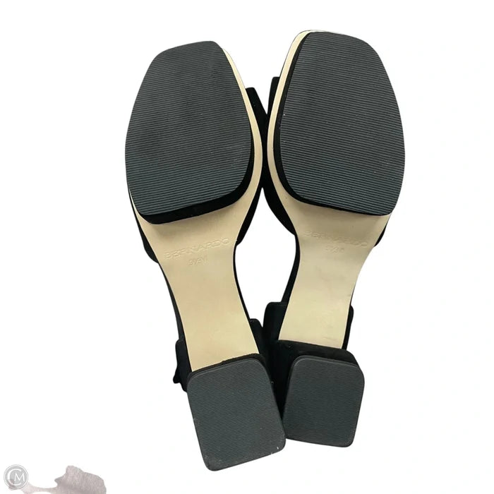 Sandals Heels Block By Bernardo In Black, Size: 9.5