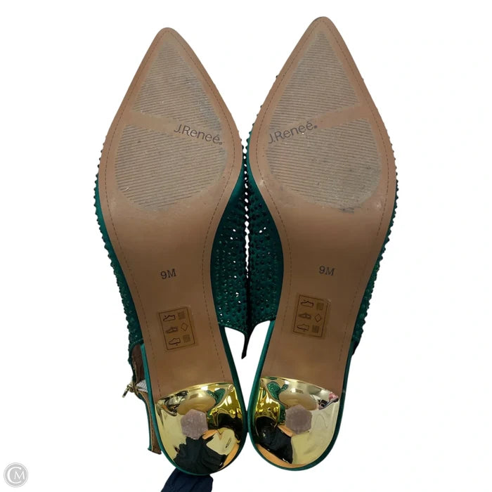 Shoes Heels Kitten By J Renee In Green, Size: 9