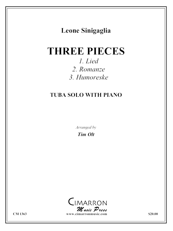 Sinigaglia - Three Pieces - Tuba and Piano
