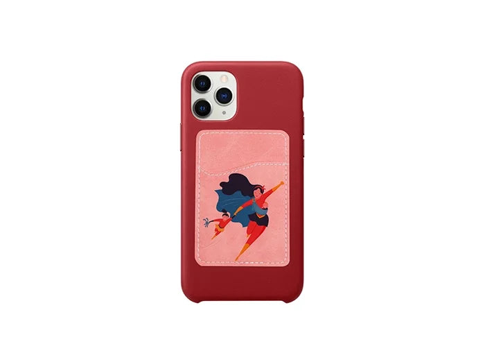 Sublimation Sublimation Phone Wallet with Sticker (Pink)