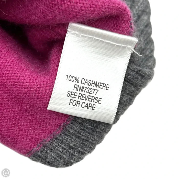 Sweater Cardigan Cashmere By Apt 9 In Pink & Purple, Size: Xl