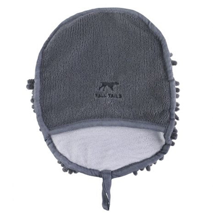 Tall Tails Clean Paws Drying Mitt - Charcoal