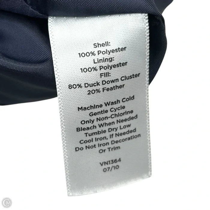 Vest Puffer & Quilted By Talbots In Navy, Size: M