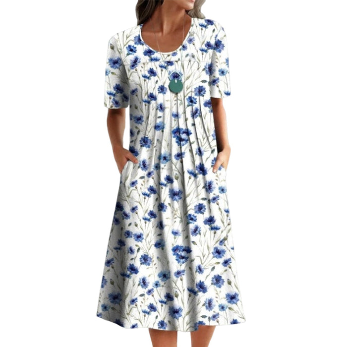 S / Blue Flowers