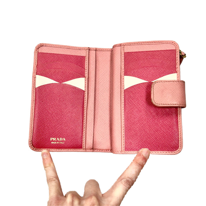 Wallet Luxury Designer By Prada, Size: Medium