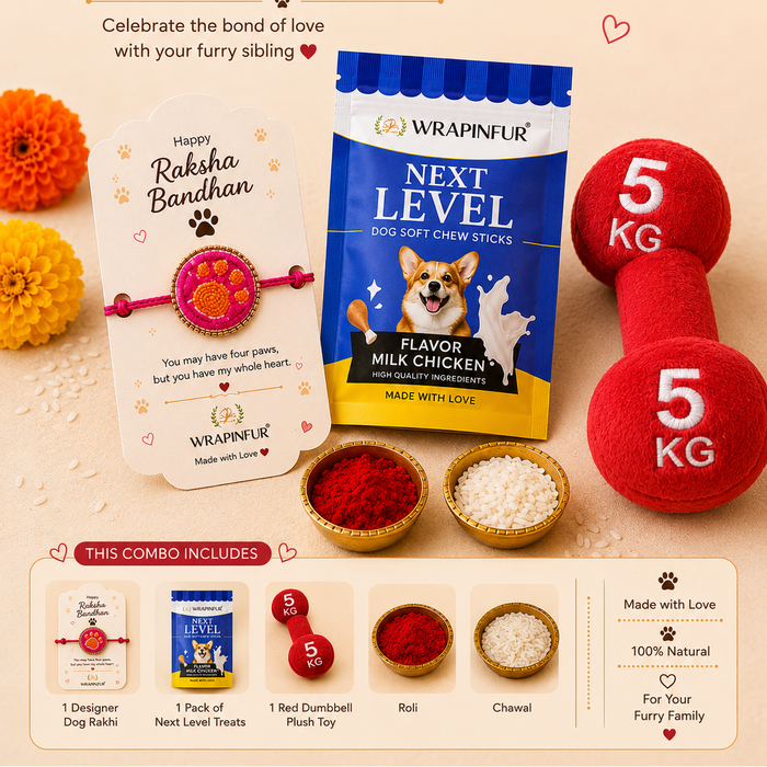 Dog Raksha Bandhan Celebration Combo