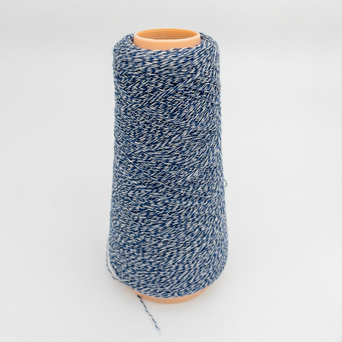 100% Cashmere Yarn - Deadstock Yarn - Todd and Duncan - Made in Scotland - Blue and White Marl - Laceweight
