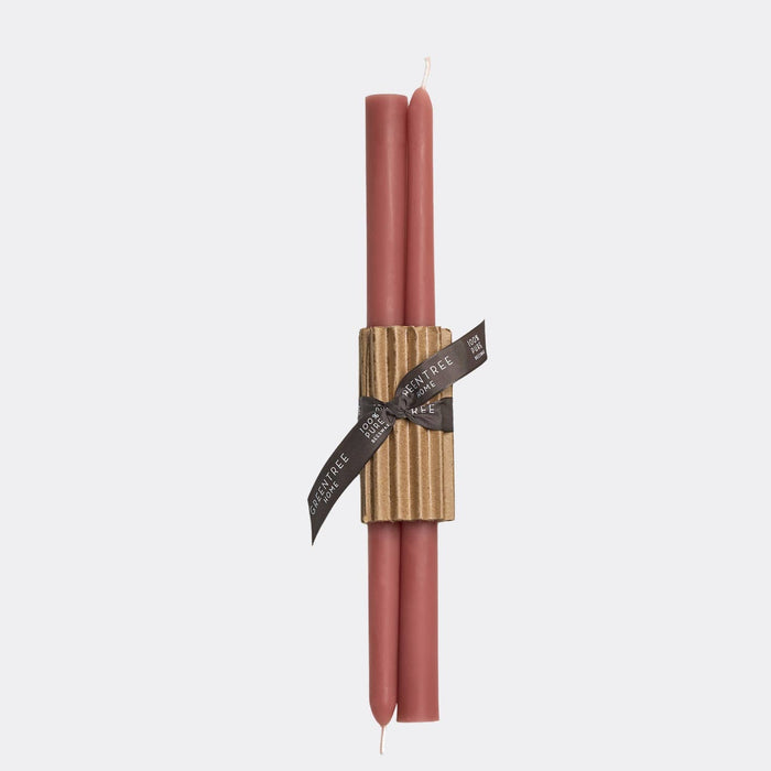 12" Everyday Taper Candles - Berry Champagne