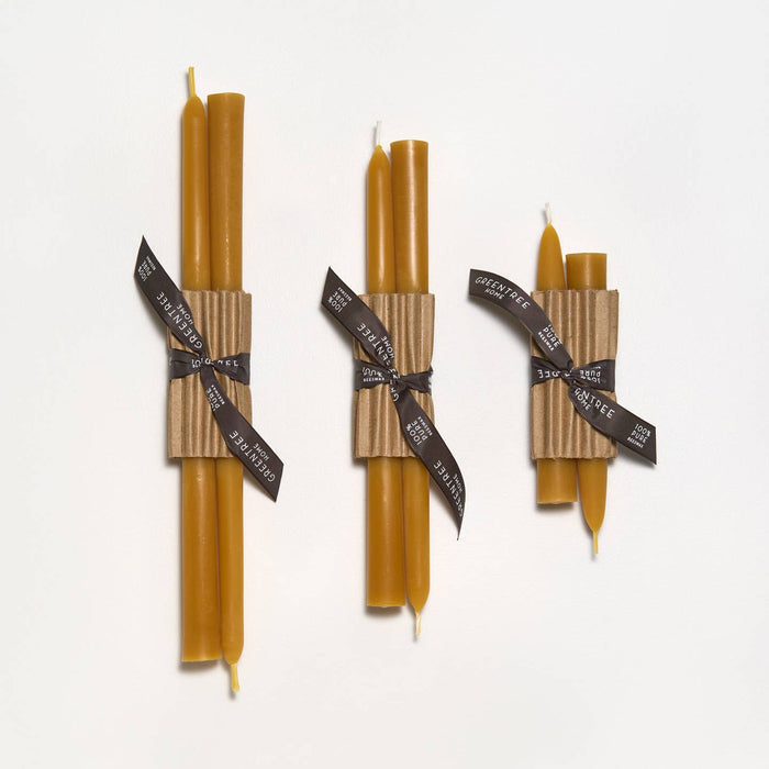 12" Everyday Taper Candles - Natural