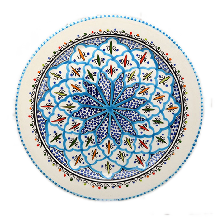13" Rosette Round Large Platter