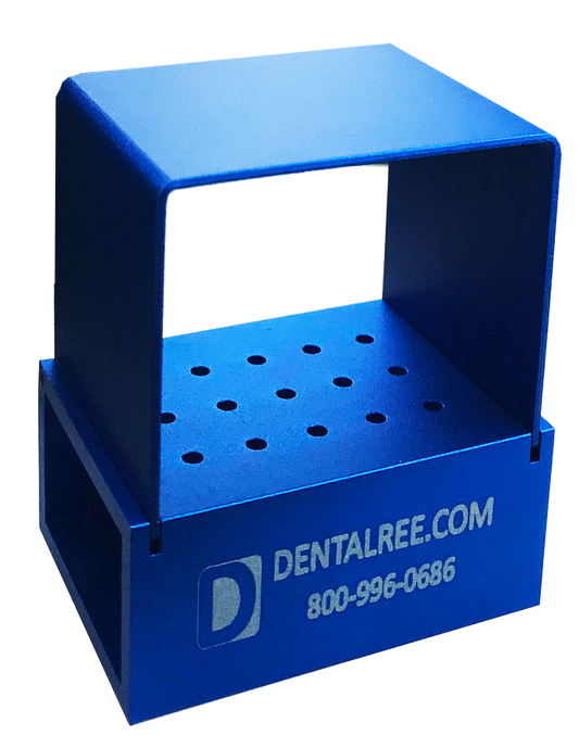 15 HP Holes Bur Block for HP Burs - BLUE BK-600-B