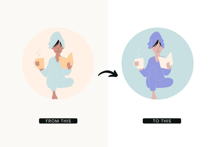 Ladystrategist 20 Unique Self-Care Illustrations - Fully Editable in Canva instagram canva templates social media templates etsy free canva templates