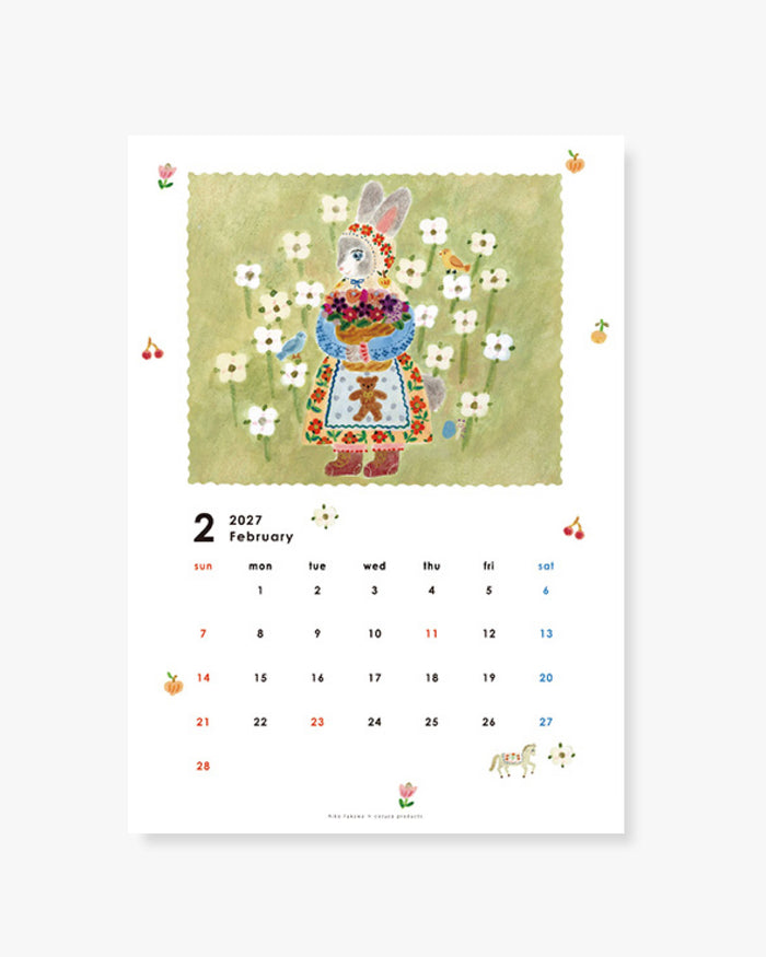 2027 Wall Calendar - Aiko Fukawa