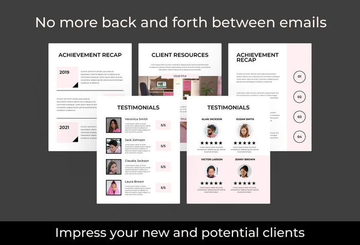 Ladystrategist 21 Page Client Goodbye Packet for Coaches - Editable Canva Template Chic Collection instagram canva templates social media templates etsy free canva templates