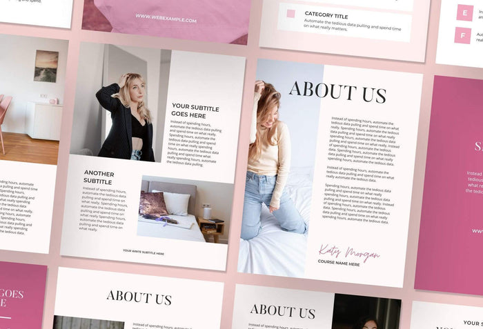 Ladystrategist 95 Page Lead Magnet Creator Kit - Worksheet, Ebook, Workbook, Checklist - Editable Canva Template instagram canva templates social media templates etsy free canva templates
