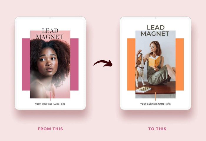 Ladystrategist 95 Page Lead Magnet Creator Kit - Worksheet, Ebook, Workbook, Checklist - Editable Canva Template instagram canva templates social media templates etsy free canva templates