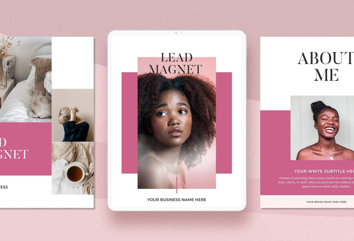 Ladystrategist 95 Page Lead Magnet Creator Kit - Worksheet, Ebook, Workbook, Checklist - Editable Canva Template instagram canva templates social media templates etsy free canva templates