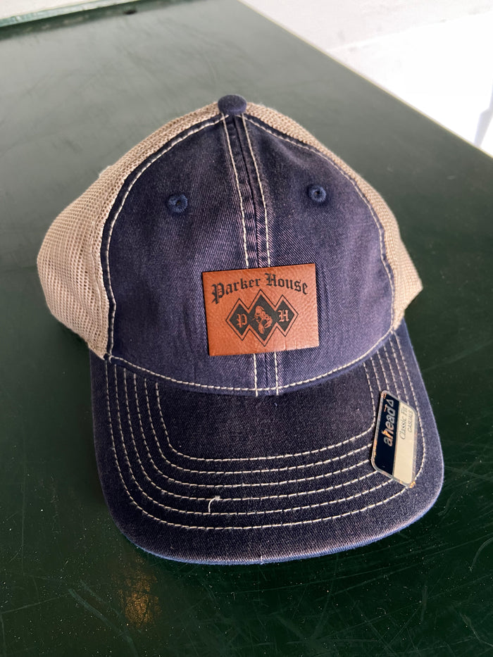 Leather Patch Hat