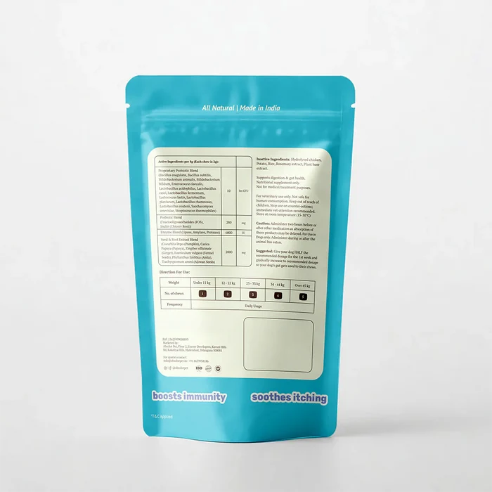 Absolut Probiotic & Gut Chews | Probiotics for Dogs Chicken 30 Chews